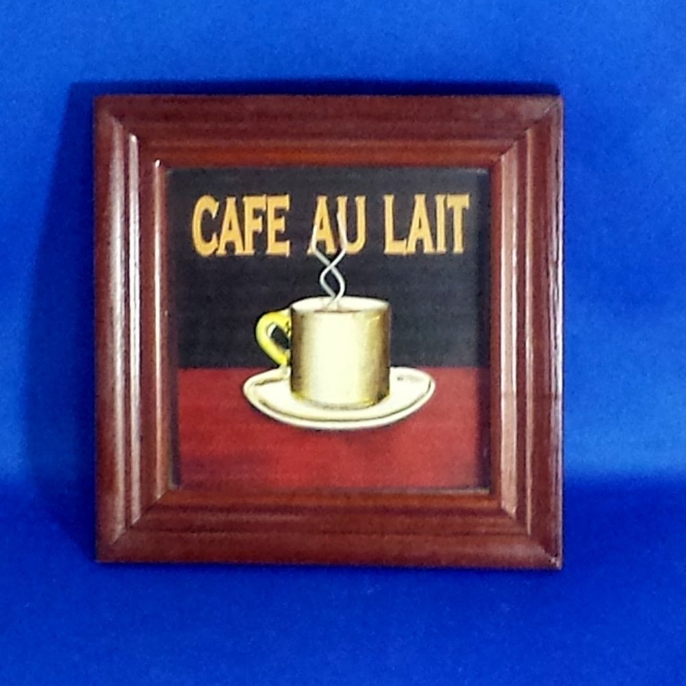 Cafe Au Lait Shadow Box